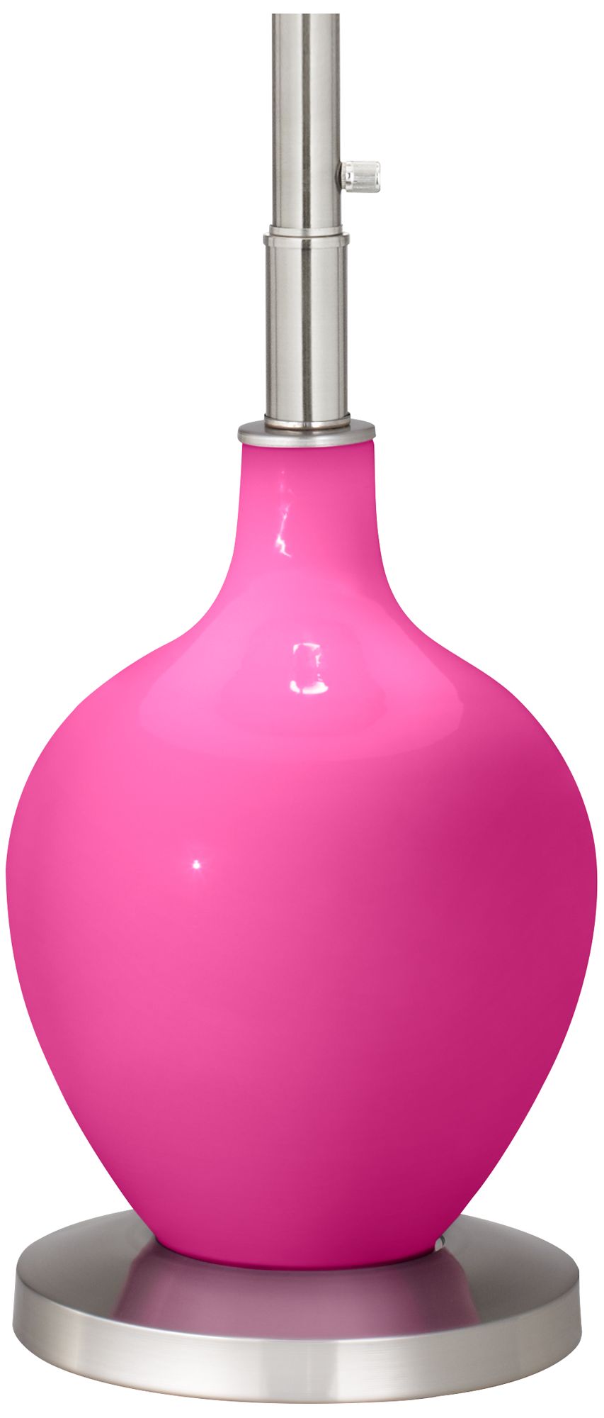 Image 4 Color Plus Ovo 60" High Modern Fuchsia Pink Floor Lamp more views