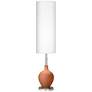 1_Color Plus Ovo 60" High Modern Glass Baked Clay Floor Lamp