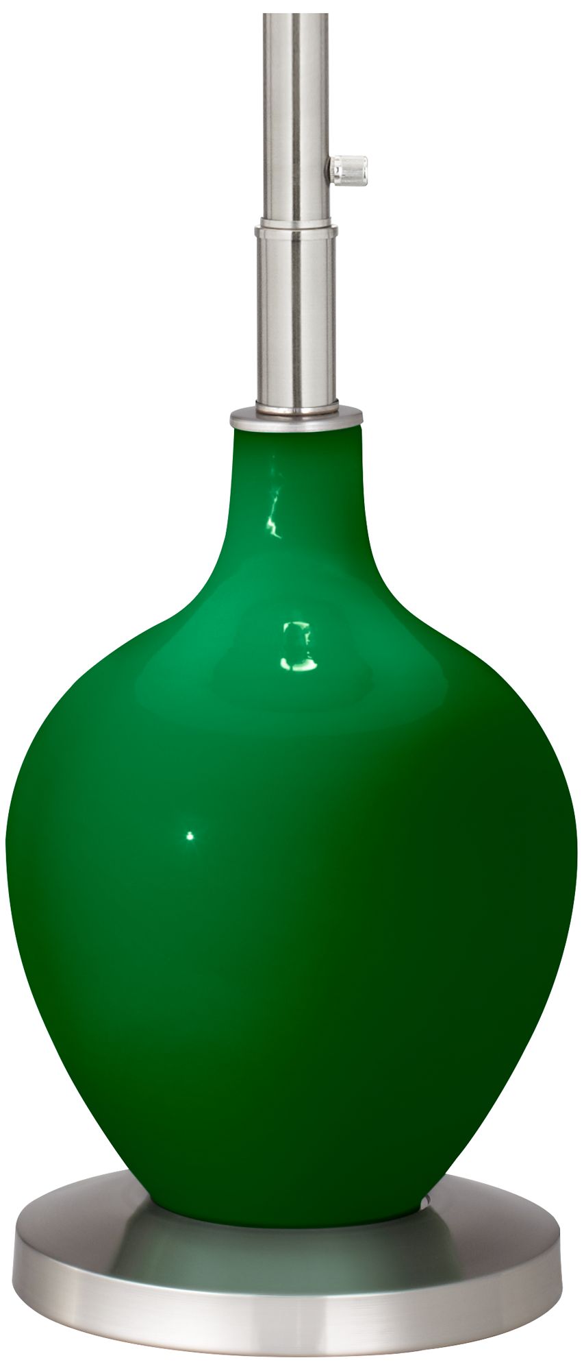 Image 4 Color Plus Ovo 60" High Modern Glass Envy Green Floor Lamp more views