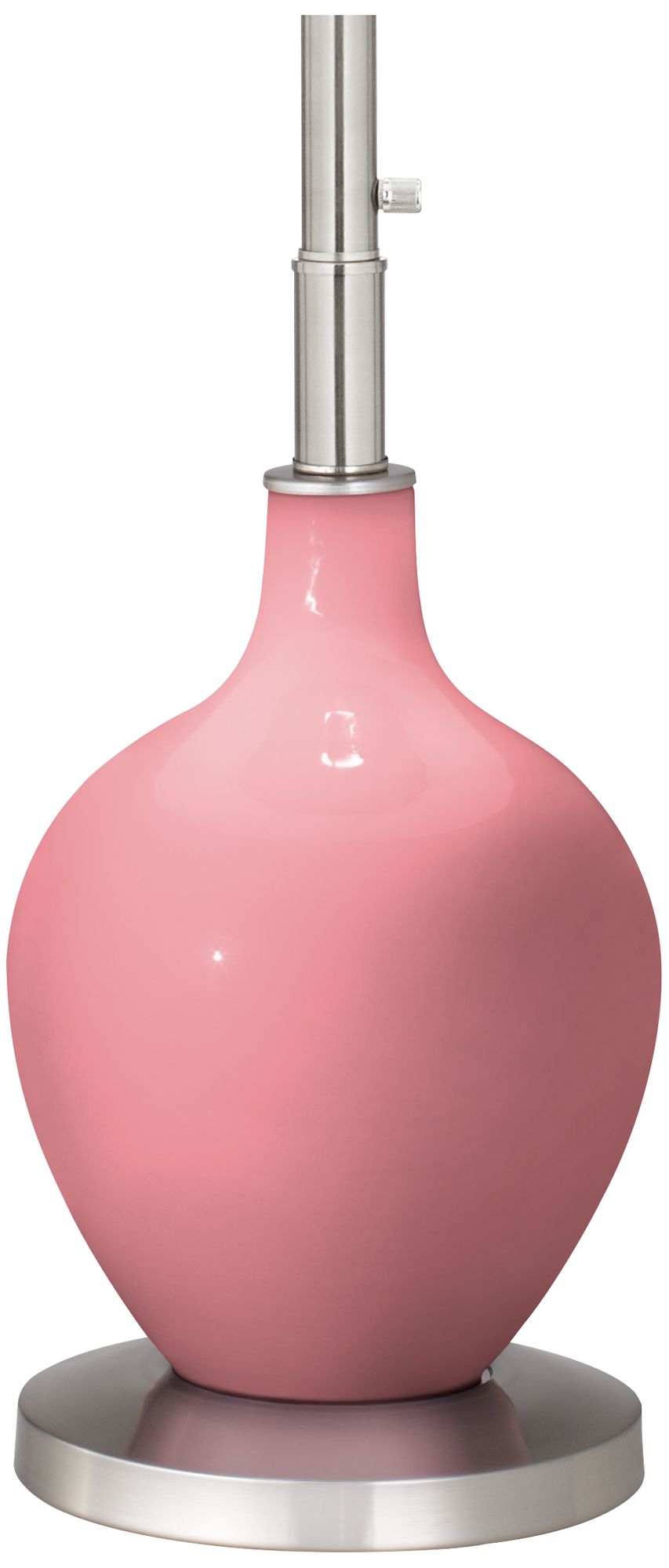 Image 4 Color Plus Ovo 60" High Modern Glass Haute Pink Floor Lamp more views