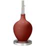 4_Color Plus Ovo 60" High Modern Glass Madeira Red Floor Lamp more views