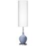 1_Color Plus Ovo 60" High Modern Glass Sky Blue Floor Lamp