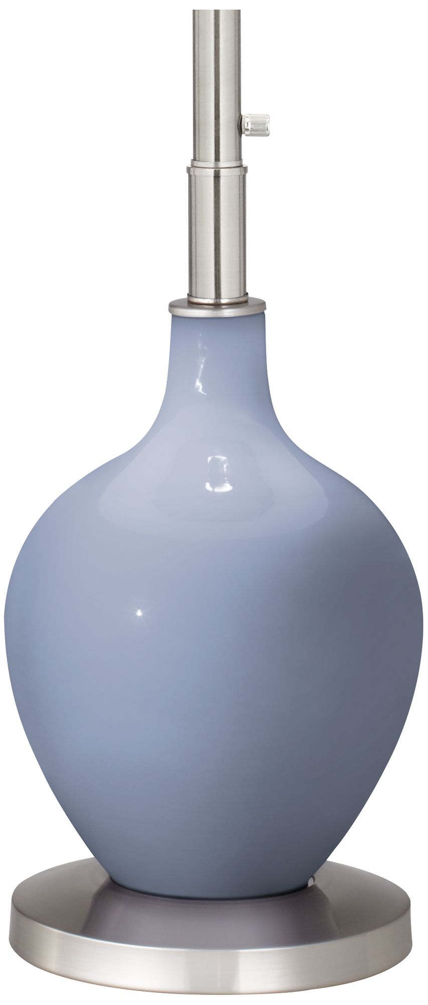 Image 4 Color Plus Ovo 60" High Modern Glass Sky Blue Floor Lamp more views