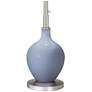 4_Color Plus Ovo 60" High Modern Glass Sky Blue Floor Lamp more views