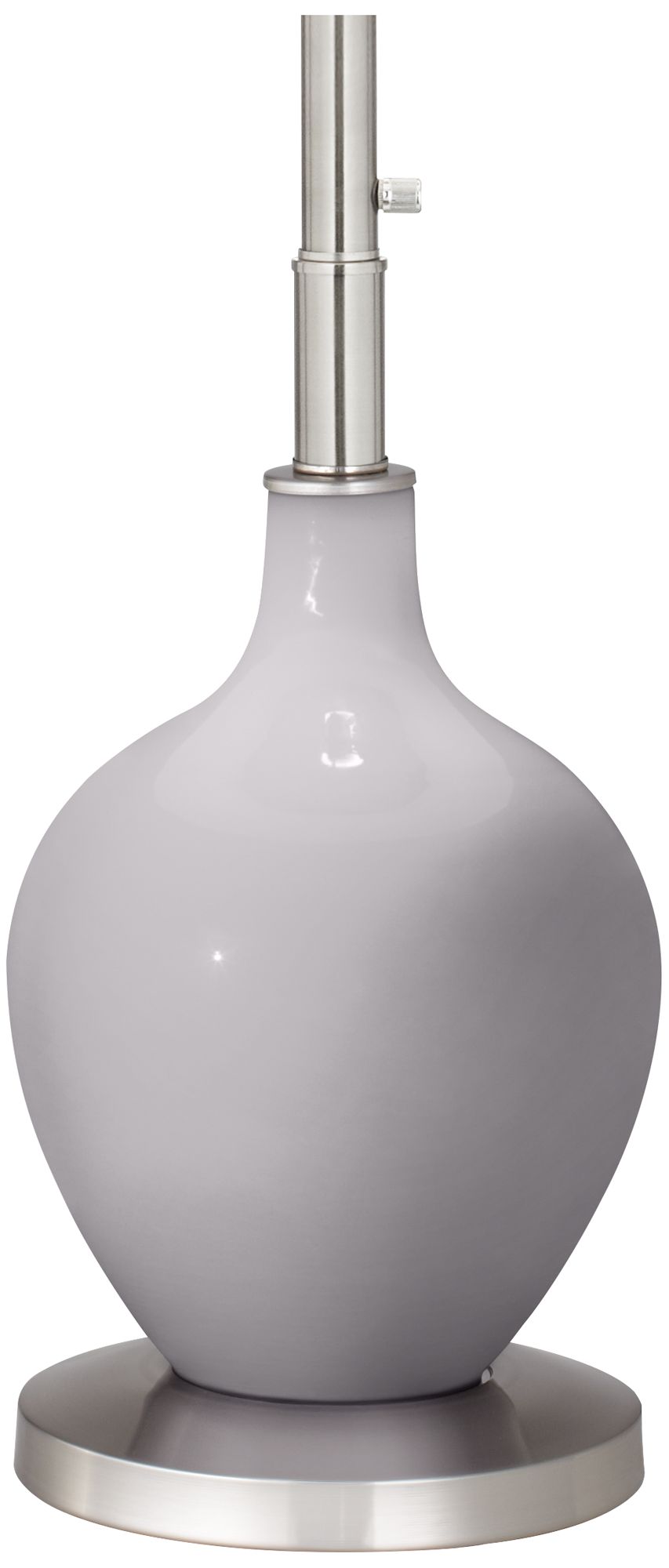 Image 4 Color Plus Ovo 60" High Modern Glass Swanky Gray Floor Lamp more views