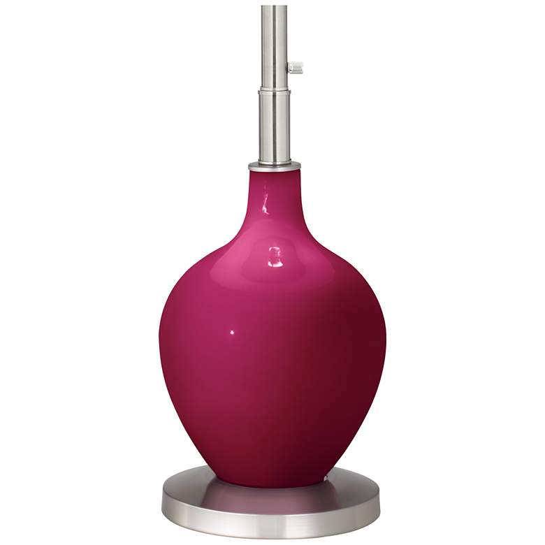 Image 4 Color Plus Ovo 60" High Modern Glass Vivacious Pink Floor Lamp more views