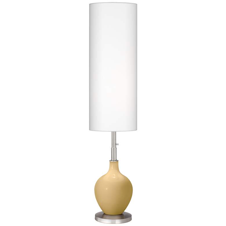Image 1 Color Plus Ovo 60" High Modern Humble Gold Floor Lamp