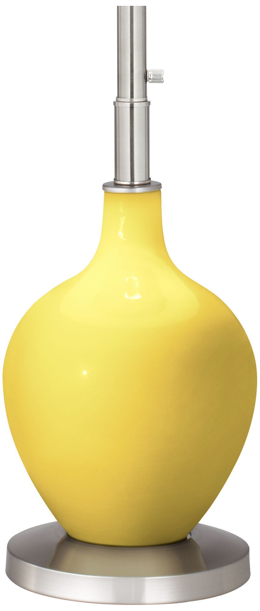 Image 4 Color Plus Ovo 60" High Modern Lemon Twist Yellow Floor Lamp more views