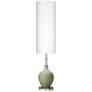 1_Color Plus Ovo 60" High Modern Majolica Green Floor Lamp