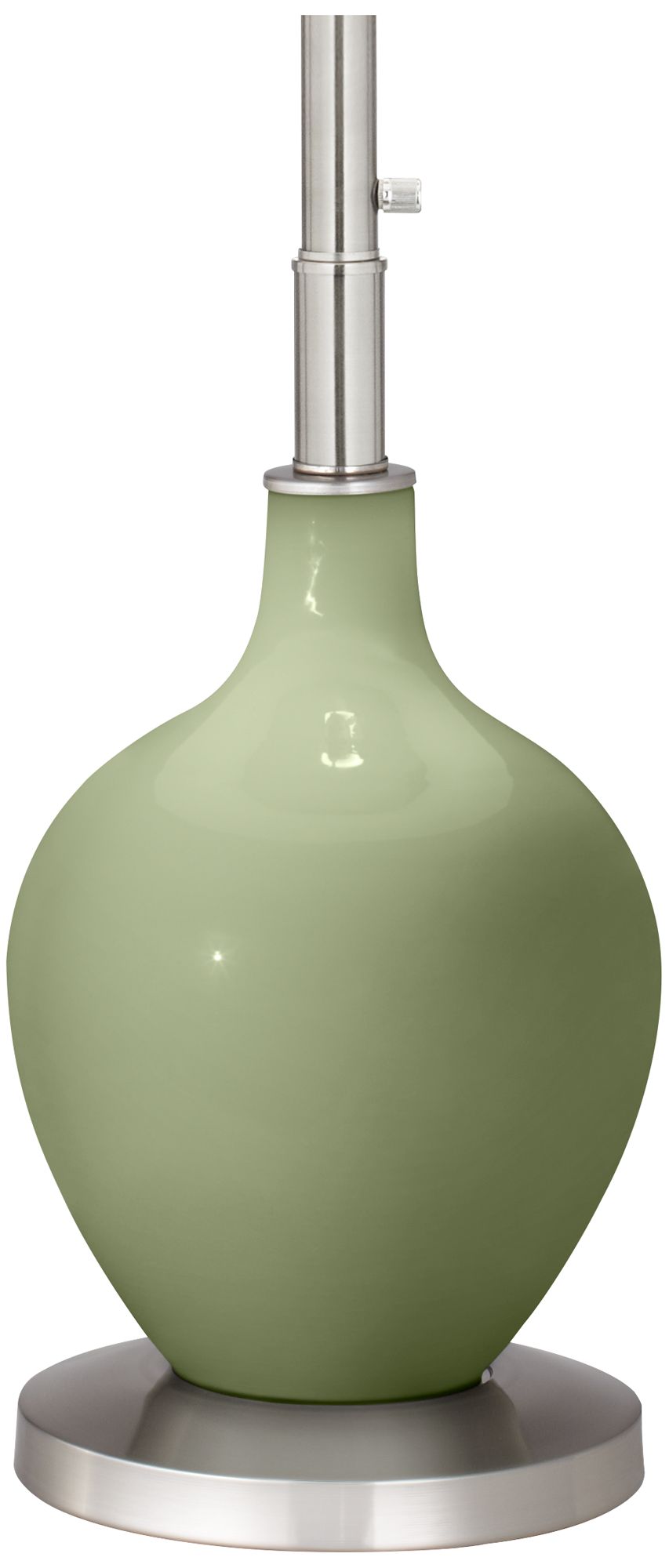 Image 4 Color Plus Ovo 60" High Modern Majolica Green Floor Lamp more views