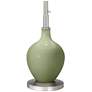 4_Color Plus Ovo 60" High Modern Majolica Green Floor Lamp more views