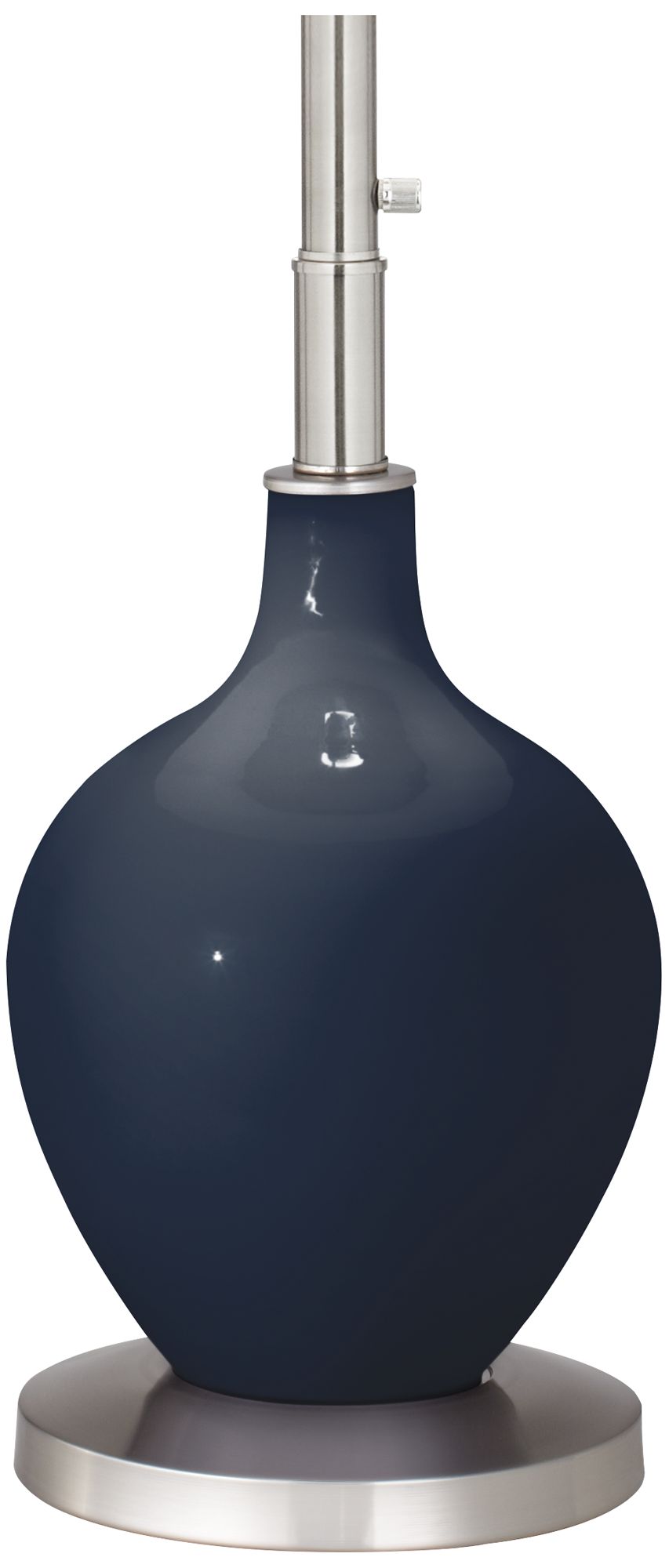 Image 4 Color Plus Ovo 60" High Modern Naval Blue Floor Lamp more views