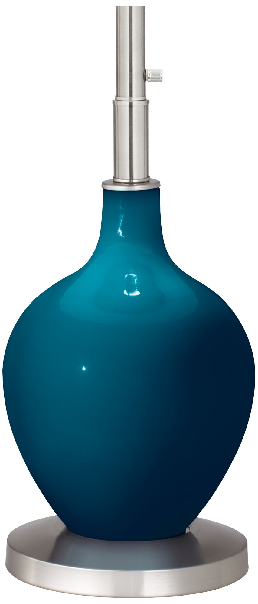 Image 4 Color Plus Ovo 60" High Modern Oceanside Blue Floor Lamp more views