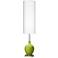 Color Plus Ovo 60" High Modern Parakeet Green Floor Lamp