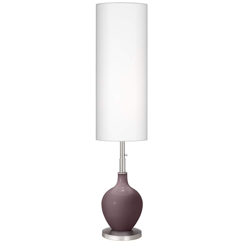 Image 1 Color Plus Ovo 60" High Modern Poetry Plum Purple Floor Lamp