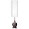 Color Plus Ovo 60" High Modern Poetry Plum Purple Floor Lamp
