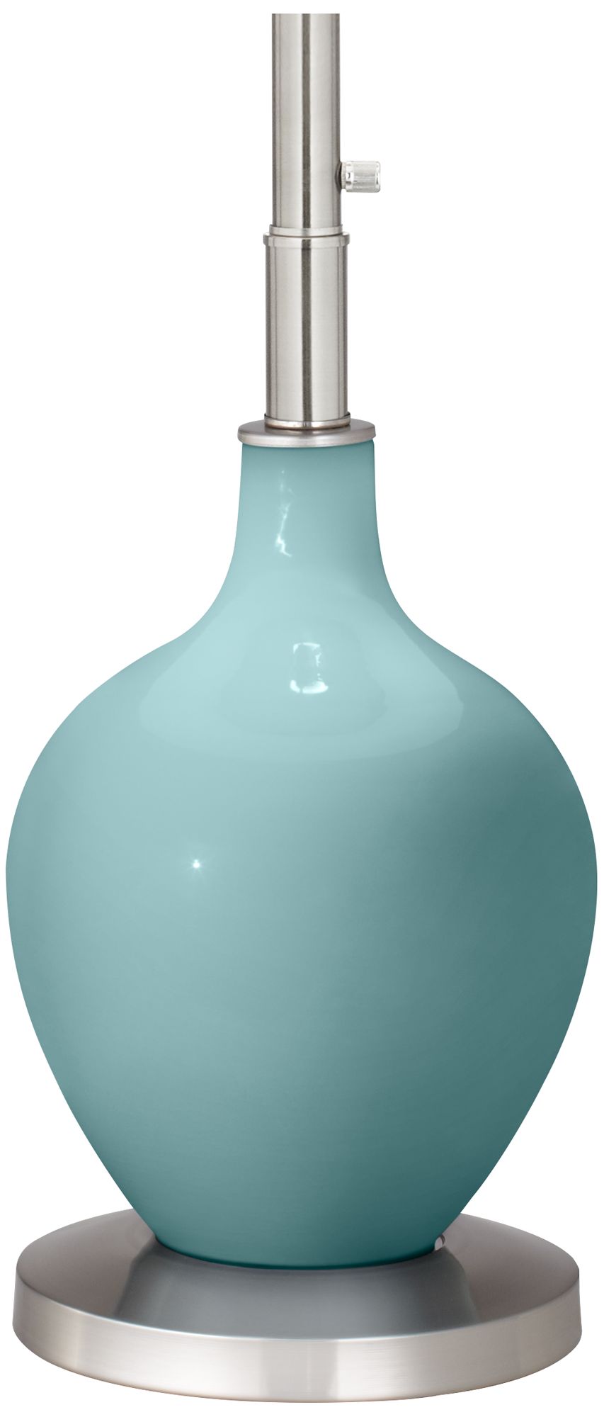 Image 4 Color Plus Ovo 60" High Modern Raindrop Blue Floor Lamp more views