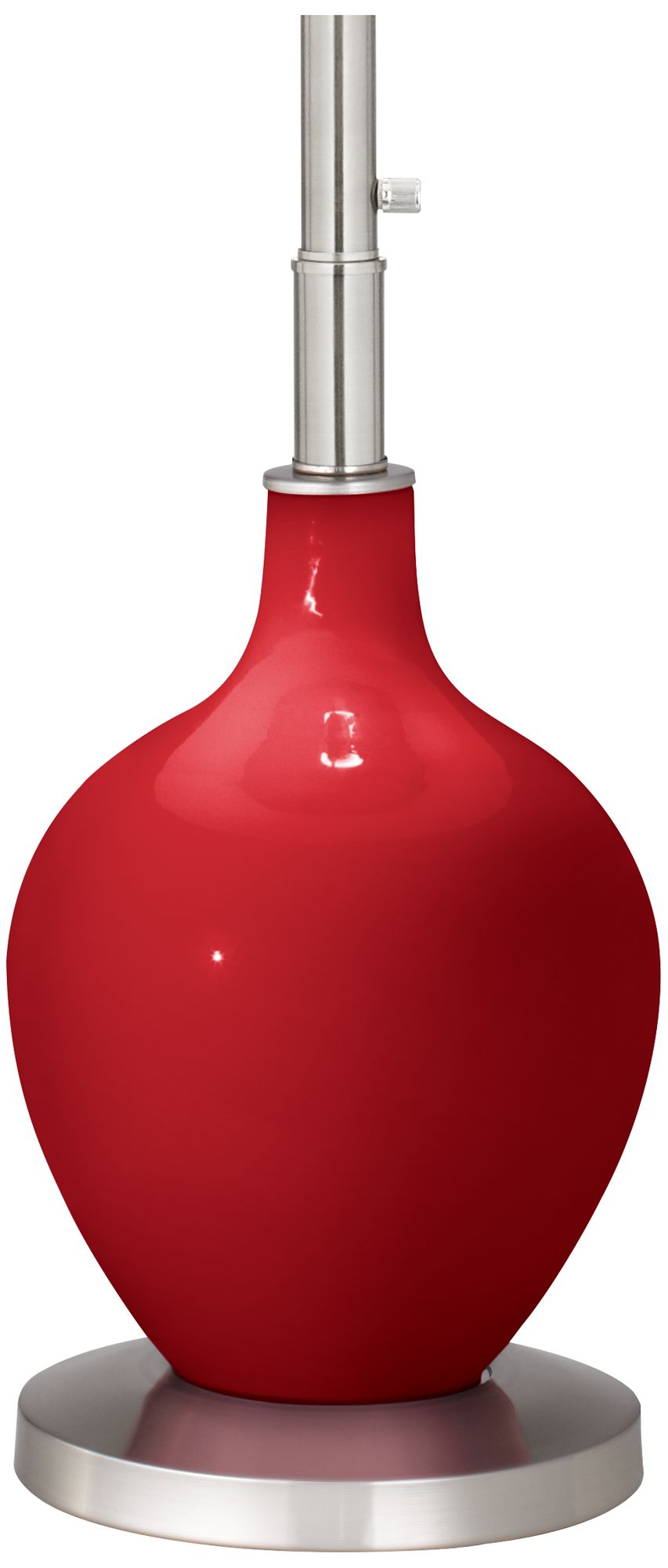 Image 4 Color Plus Ovo 60" High Modern Ribbon Red Floor Lamp more views