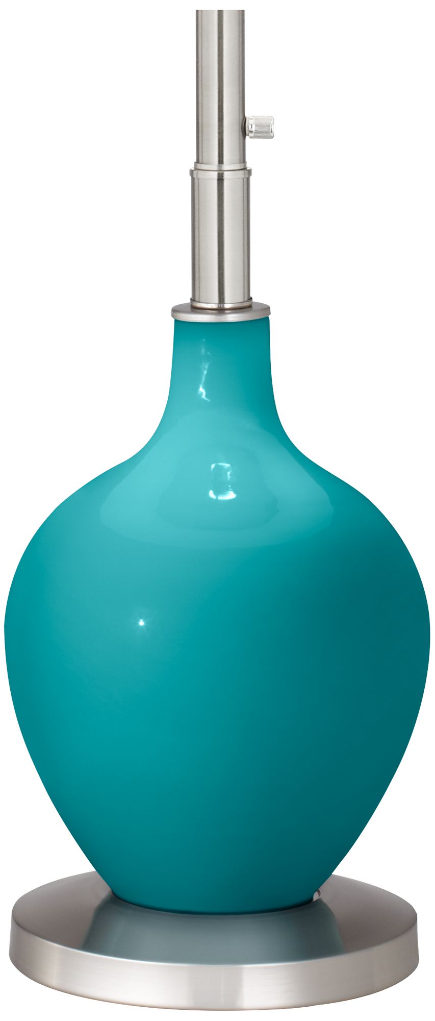 Image 5 Color Plus Ovo 60" High Modern Surfer Blue Floor Lamp more views