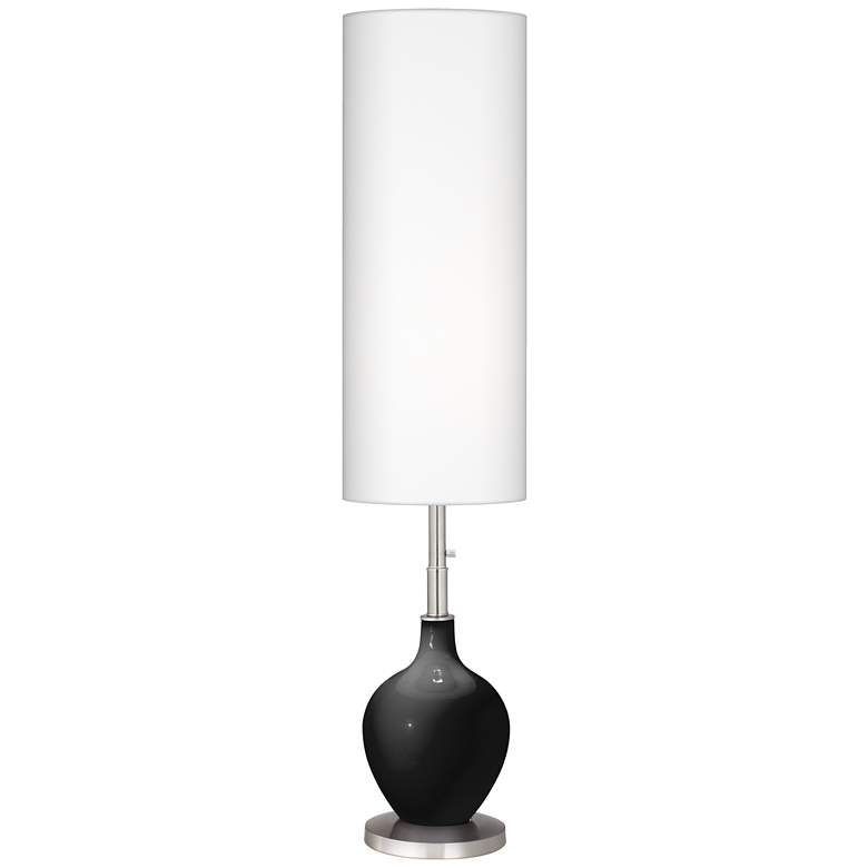 Image 1 Color Plus Ovo 60" High Modern Tricorn Black Floor Lamp