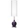 Color Plus Ovo 60" High Quixotic Plum Purple Floor Lamp