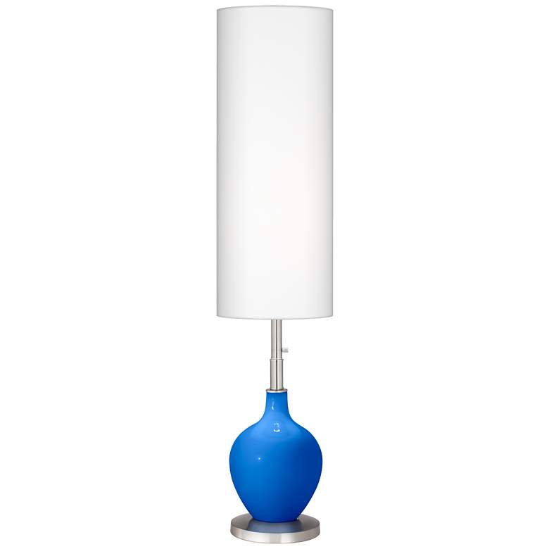 Image 2 Color Plus Ovo 60" High Royal Blue Floor Lamp