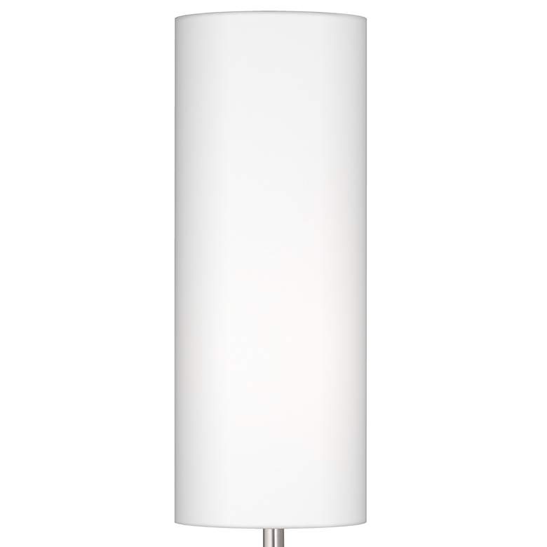 Image 2 Color Plus Ovo 60" High Rustique Warm Coral Floor Lamp more views