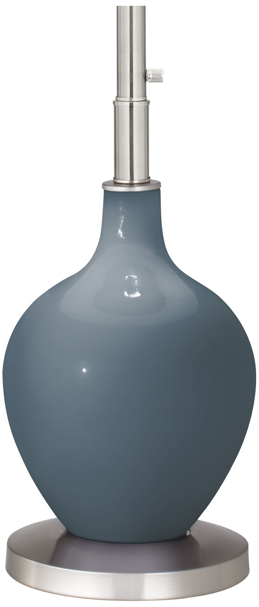 Image 4 Color Plus Ovo 60" High Smoky Blue Floor Lamp more views