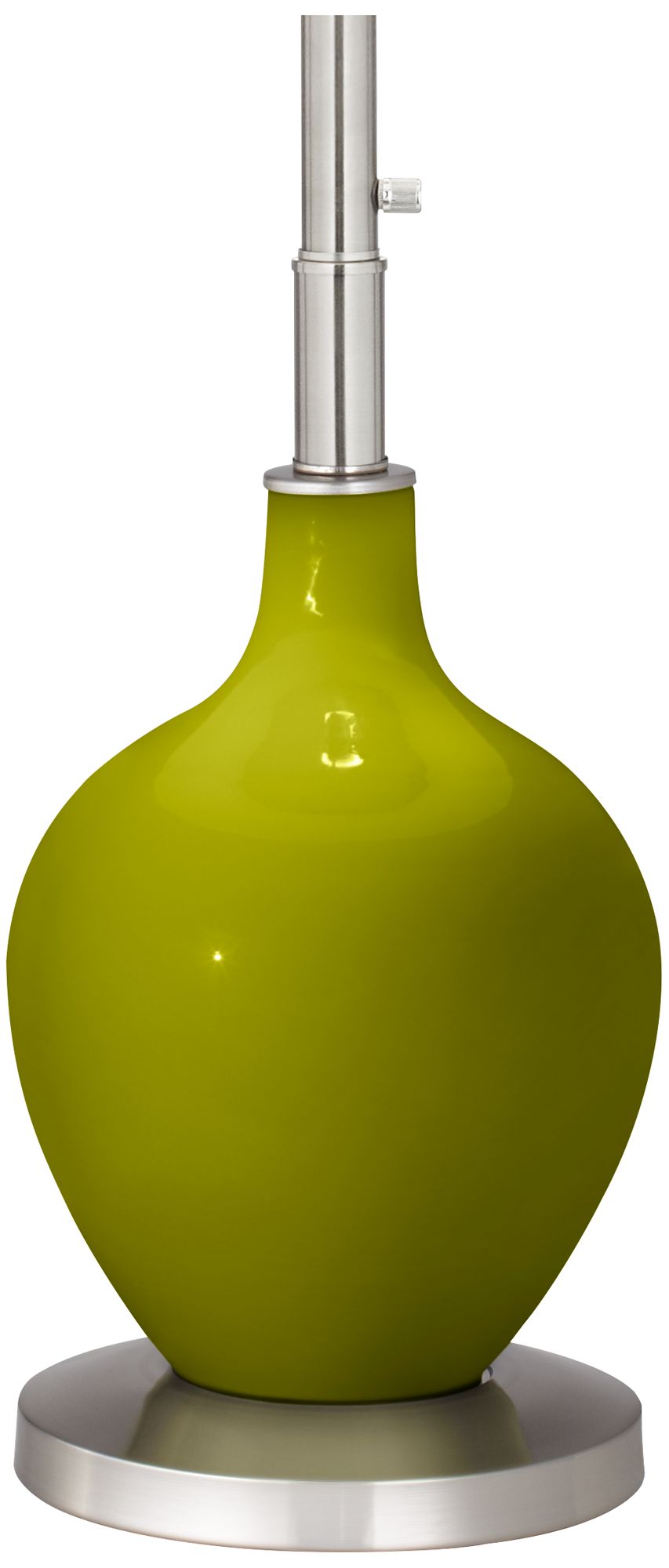 Image 5 Color Plus Ovo 60" Modern Olive Green Floor Lamp more views