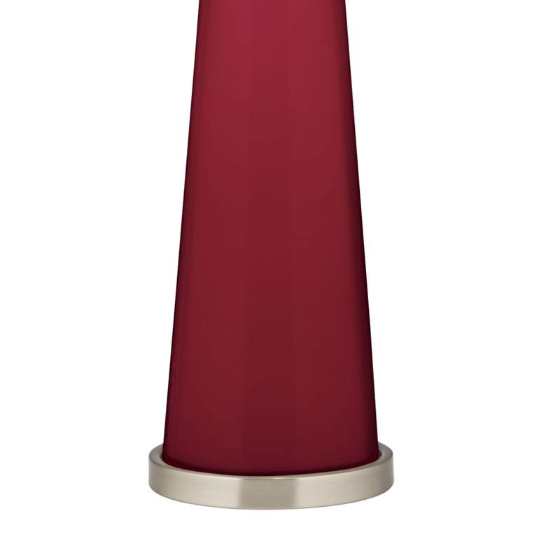 Image 3 Color Plus Peggy 29 3/4" Antique Red Glass Table Lamp more views