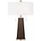 Color Plus Peggy 29 3/4" Carafe Brown Glass Table Lamp