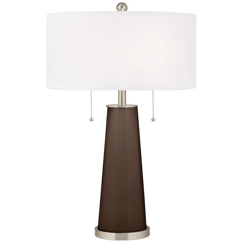 Image 1 Color Plus Peggy 29 3/4 inch Carafe Brown Glass Table Lamp
