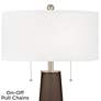 2_Color Plus Peggy 29 3/4" Carafe Brown Glass Table Lamp more views