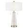 Color Plus Peggy 29 3/4" Clear Glass Fillable Table Lamp