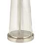 Color Plus Peggy 29 3/4" Clear Glass Fillable Table Lamp