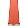 3_Color Plus Peggy 29 3/4" Daring Orange Glass Table Lamp more views