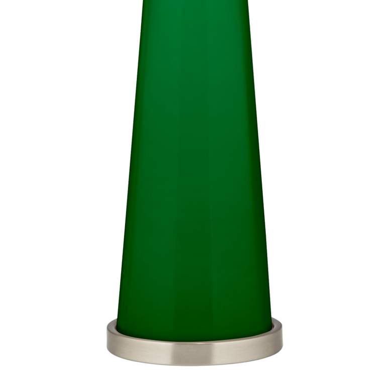 Image 3 Color Plus Peggy 29 3/4" Envy Green Glass Table Lamp more views