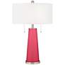 Color Plus Peggy 29 3/4" Eros Pink Glass Table Lamp