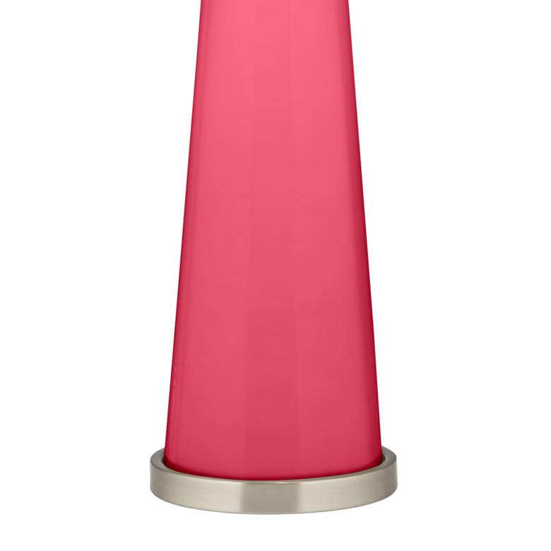 Image 3 Color Plus Peggy 29 3/4" Eros Pink Glass Table Lamp more views