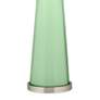 Color Plus Peggy 29 3/4" Flower Stem Green Glass Table Lamp