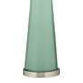 Color Plus Peggy 29 3/4" Grayed Jade Green Glass Table Lamp