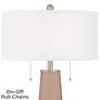 2_Color Plus Peggy 29 3/4" High Redend Point Glass Table Lamp more views