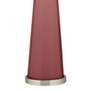 3_Color Plus Peggy 29 3/4" High Toile Red Glass Table Lamp more views