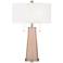 Color Plus Peggy 29 3/4" Italian Coral Pink Glass Table Lamp