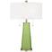 Color Plus Peggy 29 3/4" Lime Rickey Green Glass Table Lamp