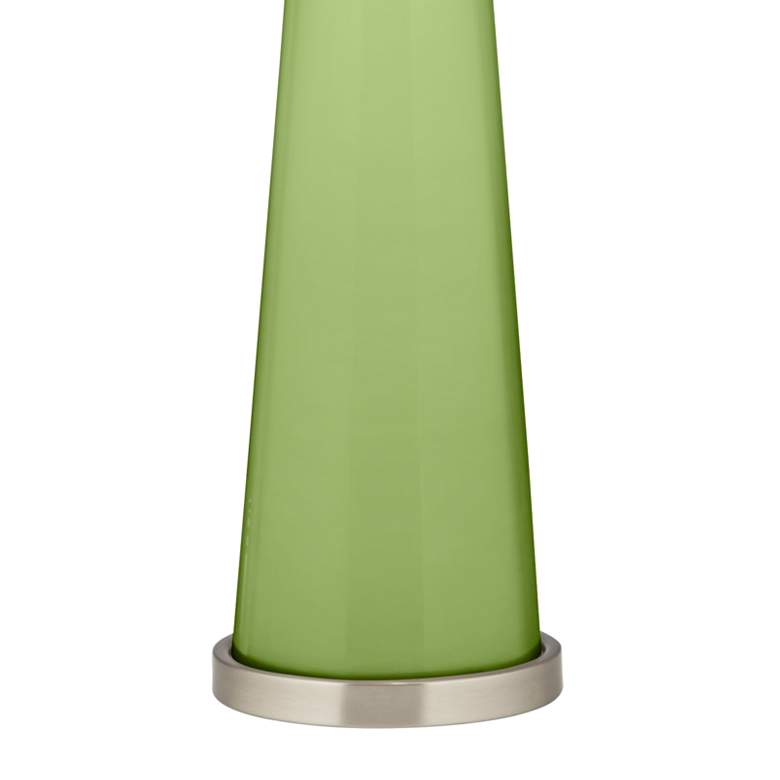 Image 3 Color Plus Peggy 29 3/4" Lime Rickey Green Glass Table Lamp more views