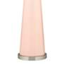 3_Color Plus Peggy 29 3/4" Linen Pink Glass Table Lamp more views