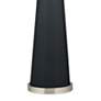 Color Plus Peggy 29 3/4" Modern Glass Black of Night Table Lamp