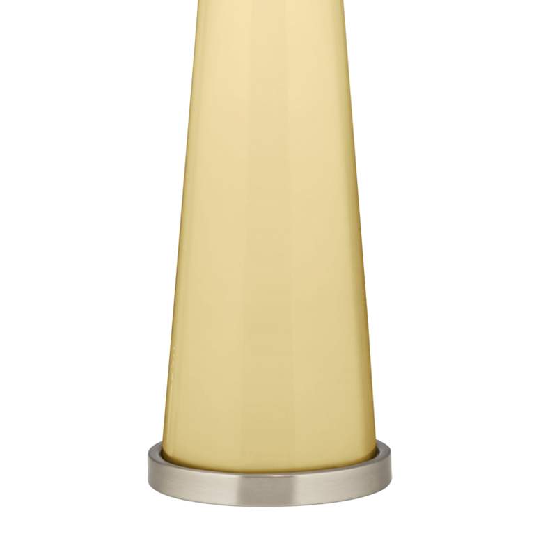 Image 3 Color Plus Peggy 29 3/4" Modern Glass Butter Up Yellow Table Lamp more views