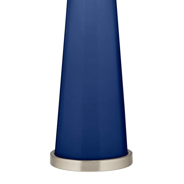 Image 3 Color Plus Peggy 29 3/4 inch Modern Glass Monaco Blue Table Lamp more views